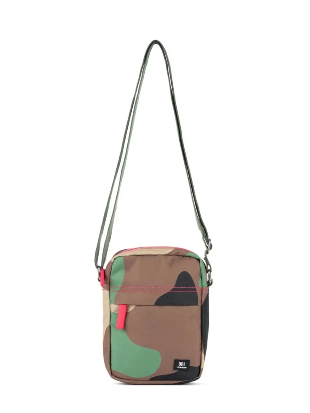 ORI LONDON Bond Pocket Crossbody Bag in Vintage Camo - Picture 2 of 12